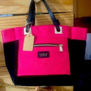 Furla Suede Tote